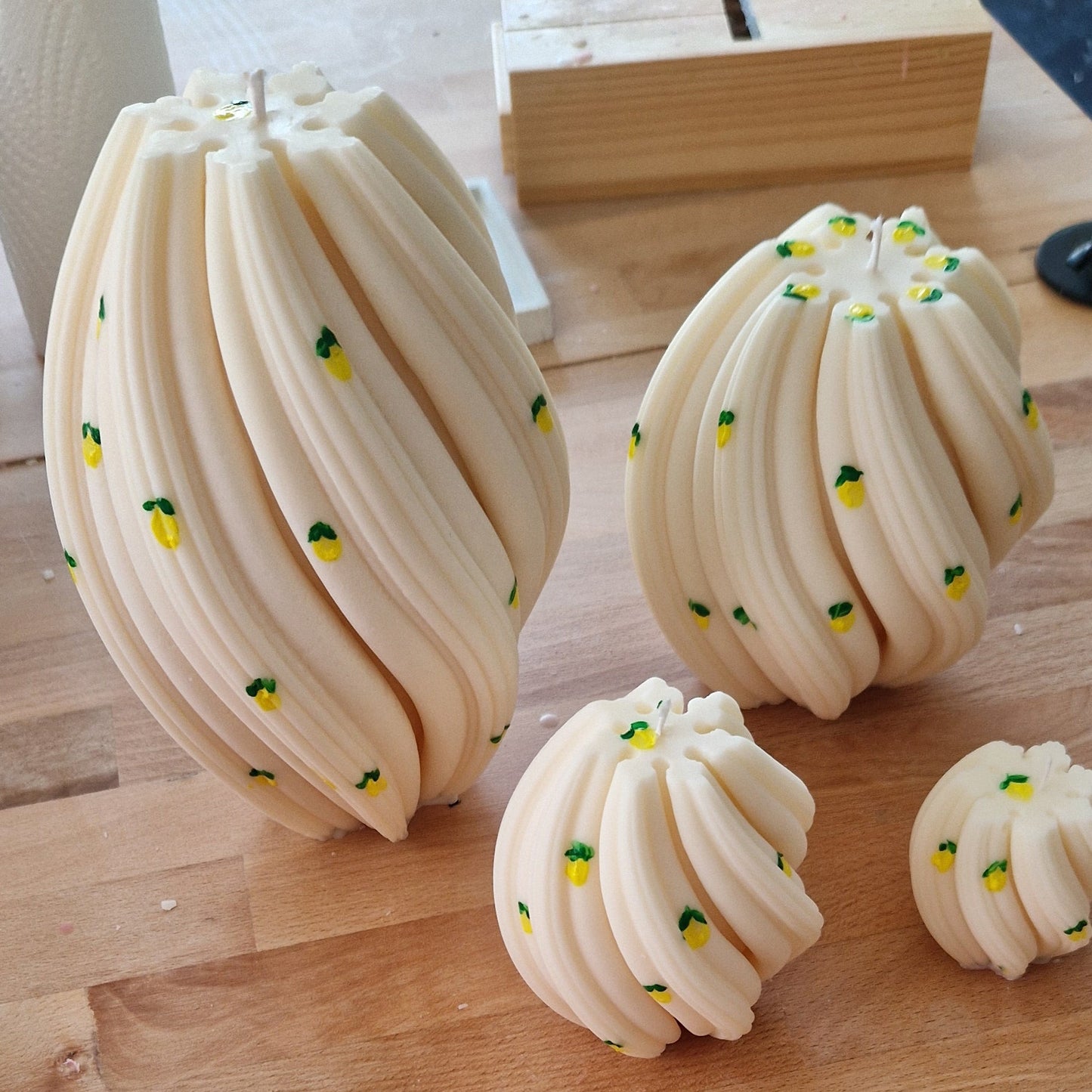 Kerze Twisted Lemon