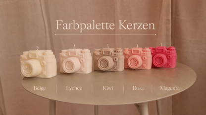 Geschenkset Kerze gezwirbelt